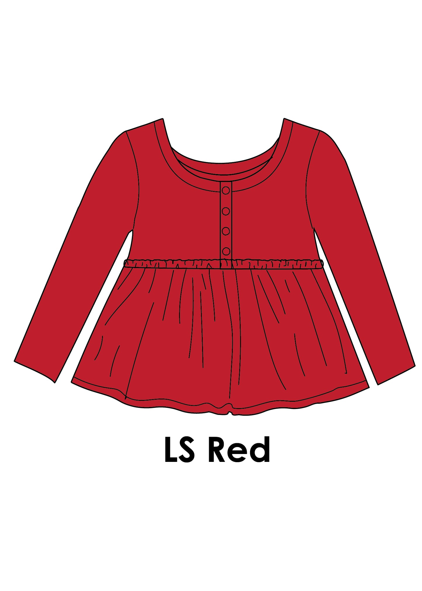Baby Doll Button Tee *Pre-Order*