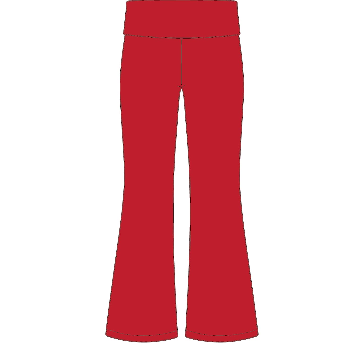 Fold-Over Relaxed Flare Leggings *Pre-Order*