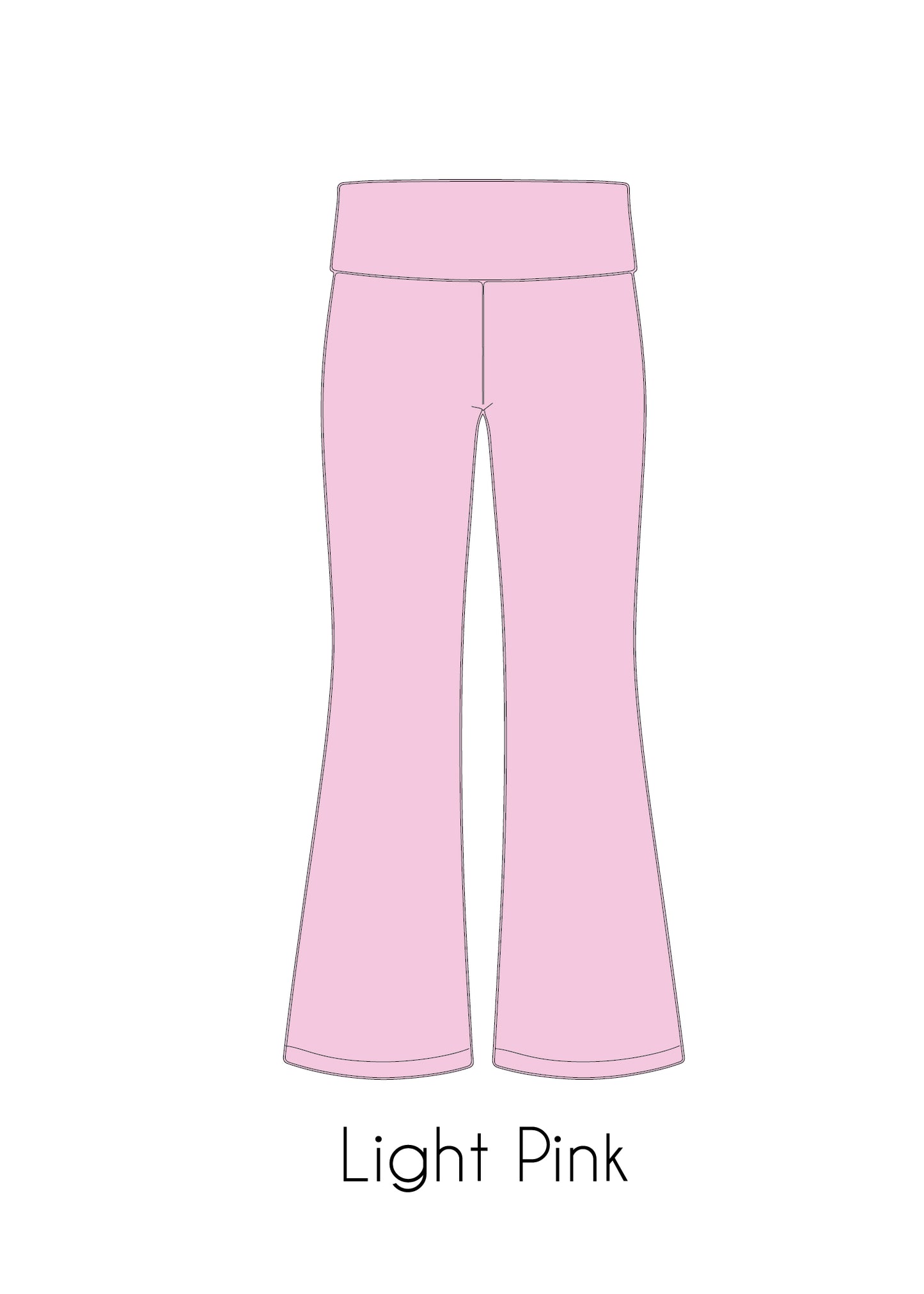 Fold-Over Relaxed Flare Leggings *Pre-Order*