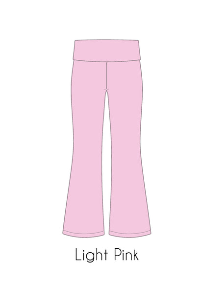 Fold-Over Relaxed Flare Leggings *Pre-Order*