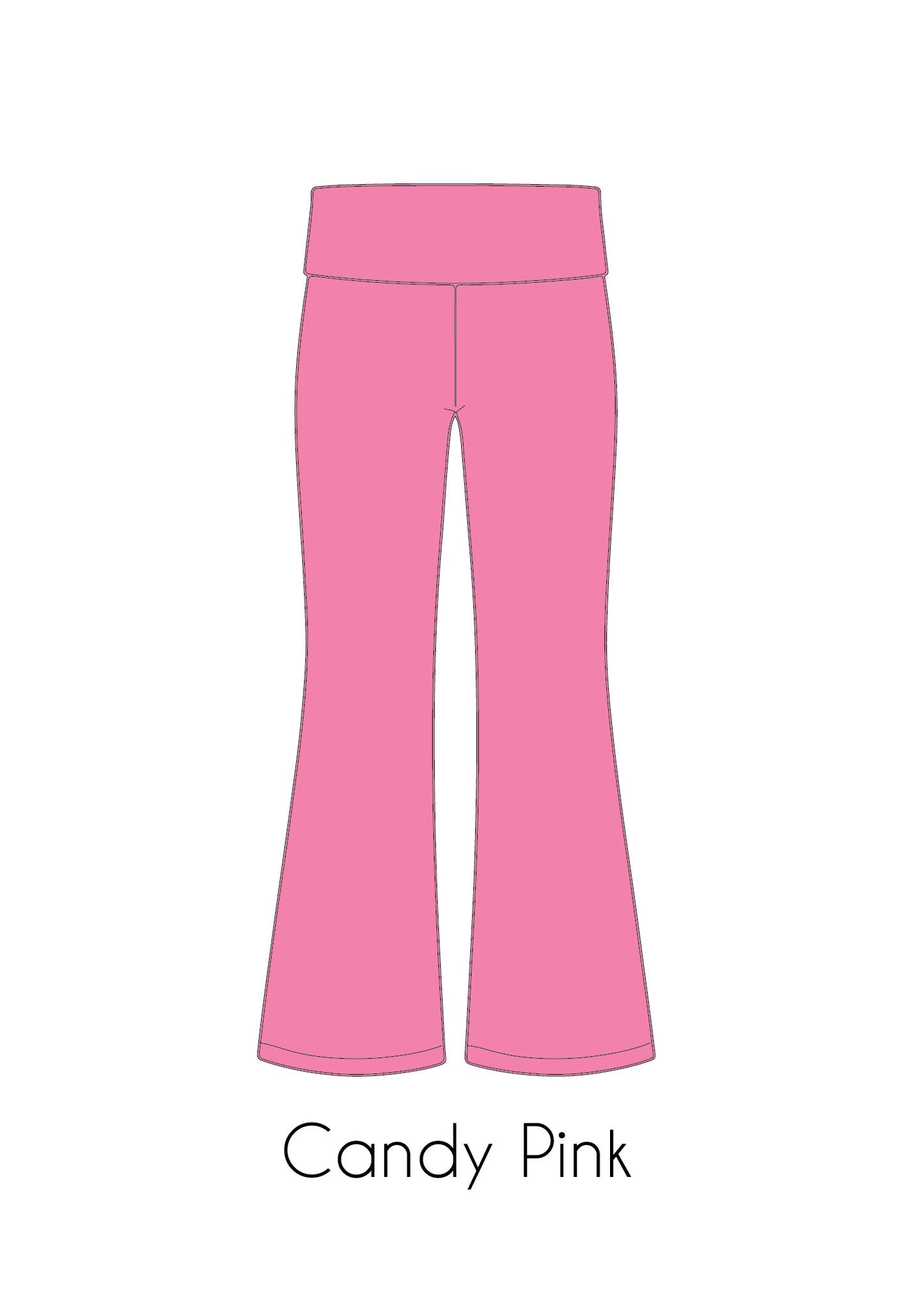 Fold-Over Relaxed Flare Leggings *Pre-Order*