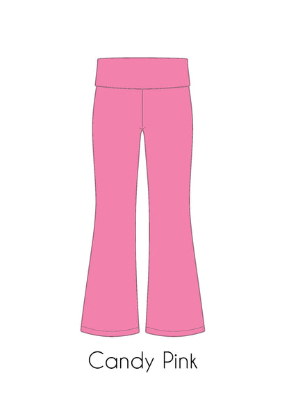 Fold-Over Relaxed Flare Leggings *Pre-Order*