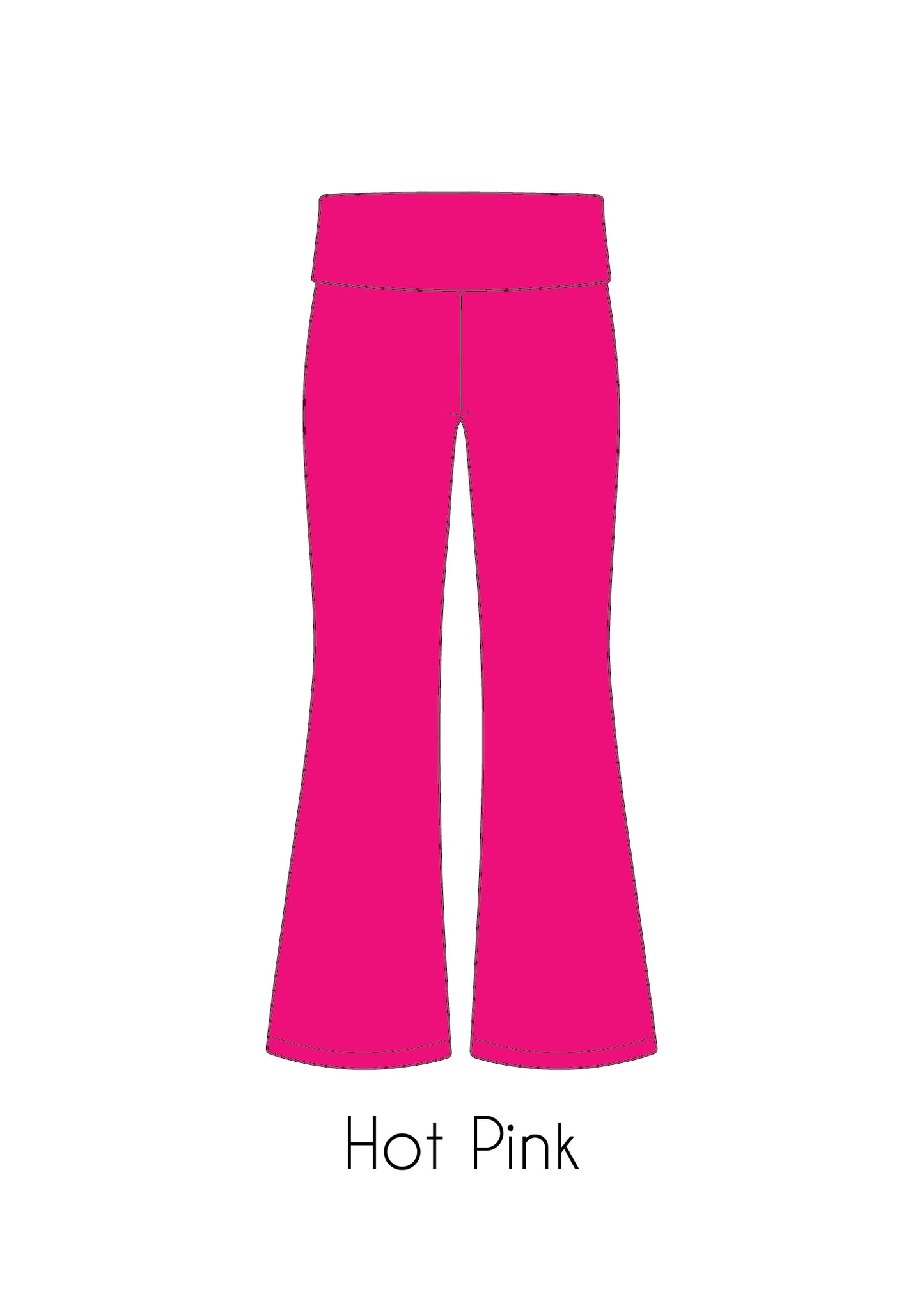 Fold-Over Relaxed Flare Leggings *Pre-Order*