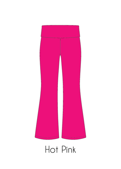 Fold-Over Relaxed Flare Leggings *Pre-Order*