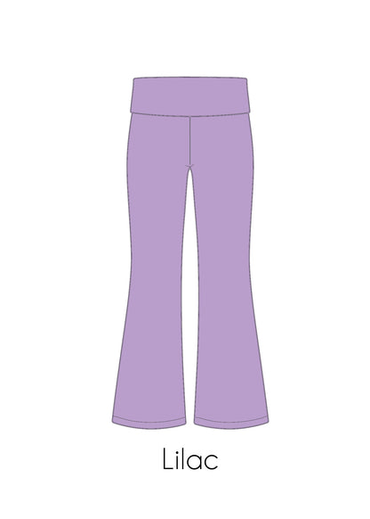 Fold-Over Relaxed Flare Leggings *Pre-Order*