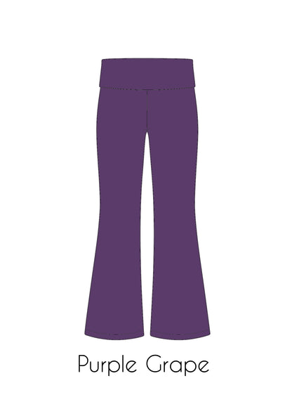 Fold-Over Relaxed Flare Leggings *Pre-Order*