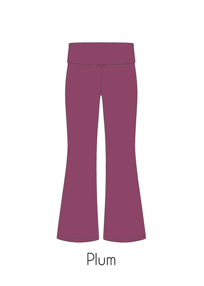 Fold-Over Relaxed Flare Leggings *Pre-Order*
