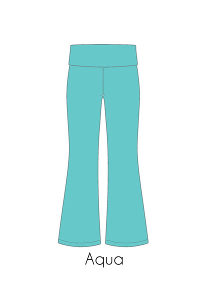 Fold-Over Relaxed Flare Leggings *Pre-Order*