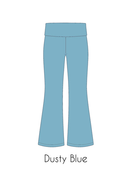 Fold-Over Relaxed Flare Leggings *Pre-Order*