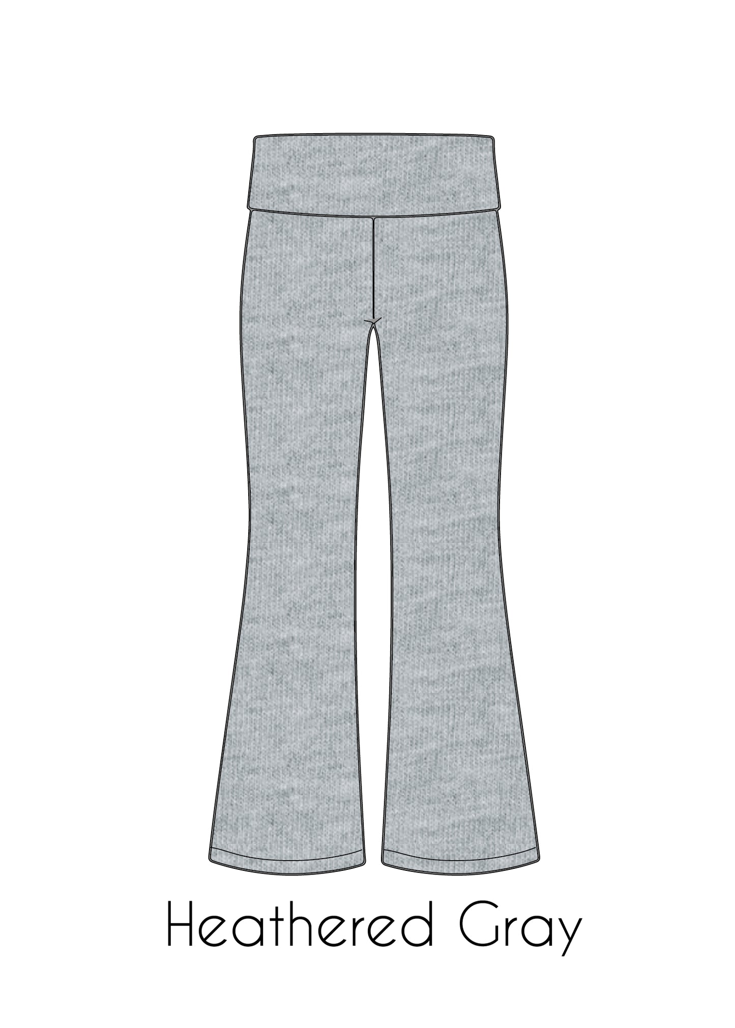 Fold-Over Relaxed Flare Leggings *Pre-Order*