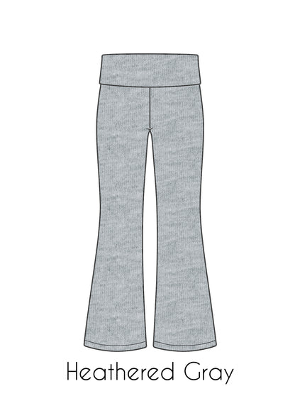 Fold-Over Relaxed Flare Leggings *Pre-Order*