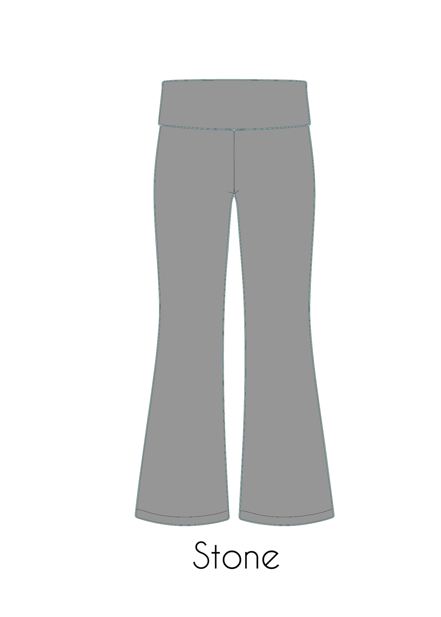 Fold-Over Relaxed Flare Leggings *Pre-Order*