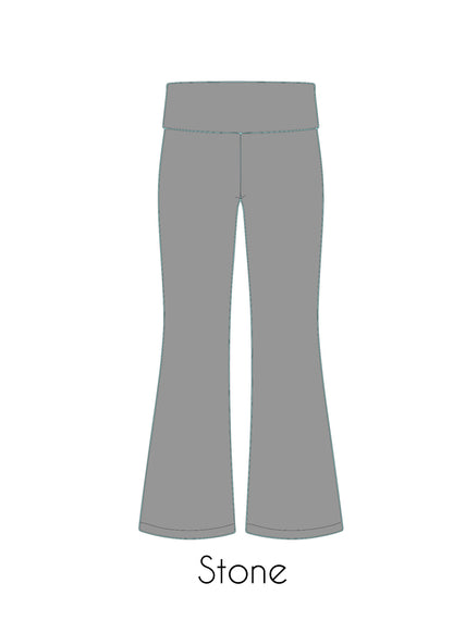 Fold-Over Relaxed Flare Leggings *Pre-Order*