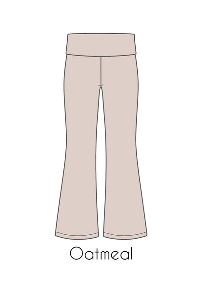 Fold-Over Relaxed Flare Leggings *Pre-Order*