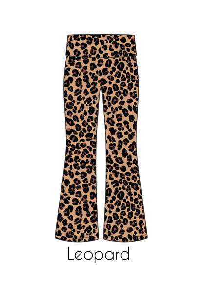Fold-Over Relaxed Flare Leggings *Pre-Order*