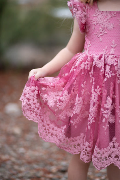 Mauve Lacey Dress