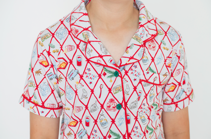 Magic Side Kicks Button Down Lounge Set  *Pre-Order*