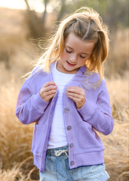 Soft Purple Cardigan