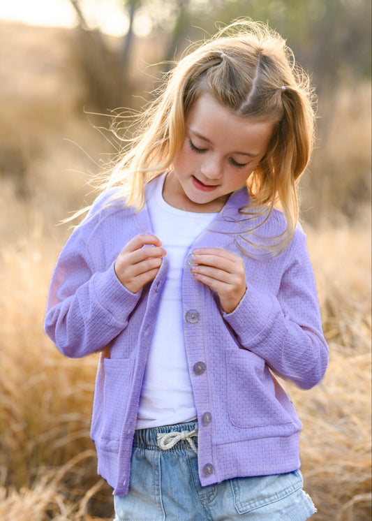 Soft Purple Cardigan