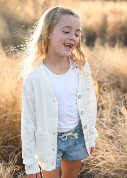 Soft White Cardigan