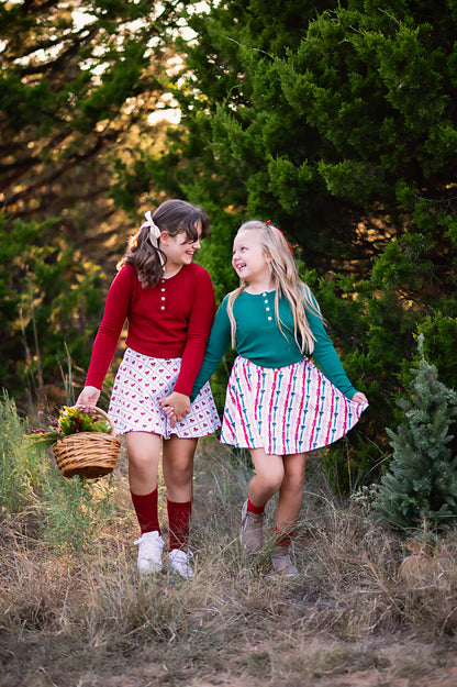 Ribbons & Bows Skort