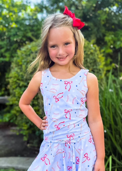 Game Day Black Athleisure Tank Top