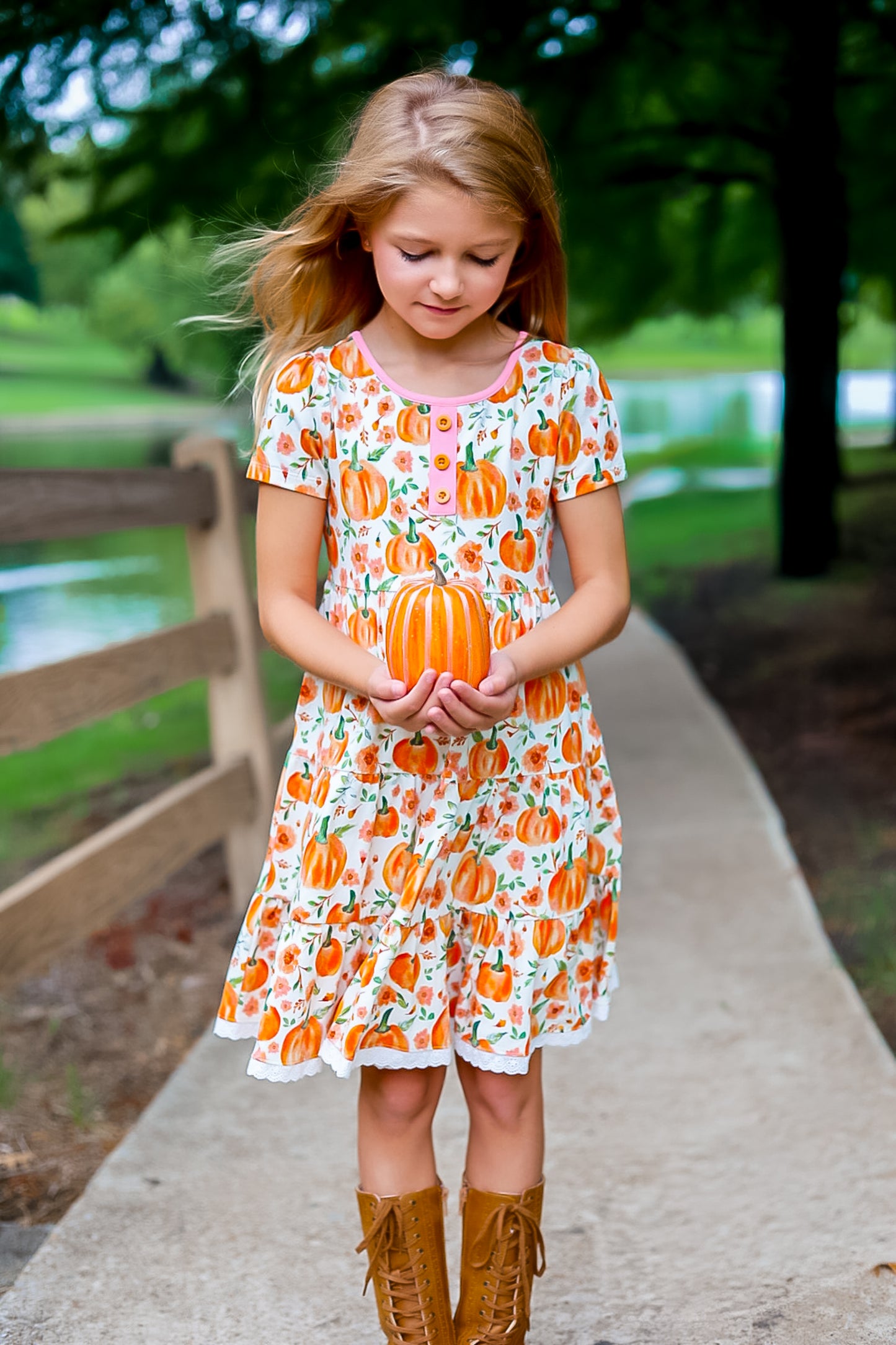 Pumpkin Harvest Molly Dress