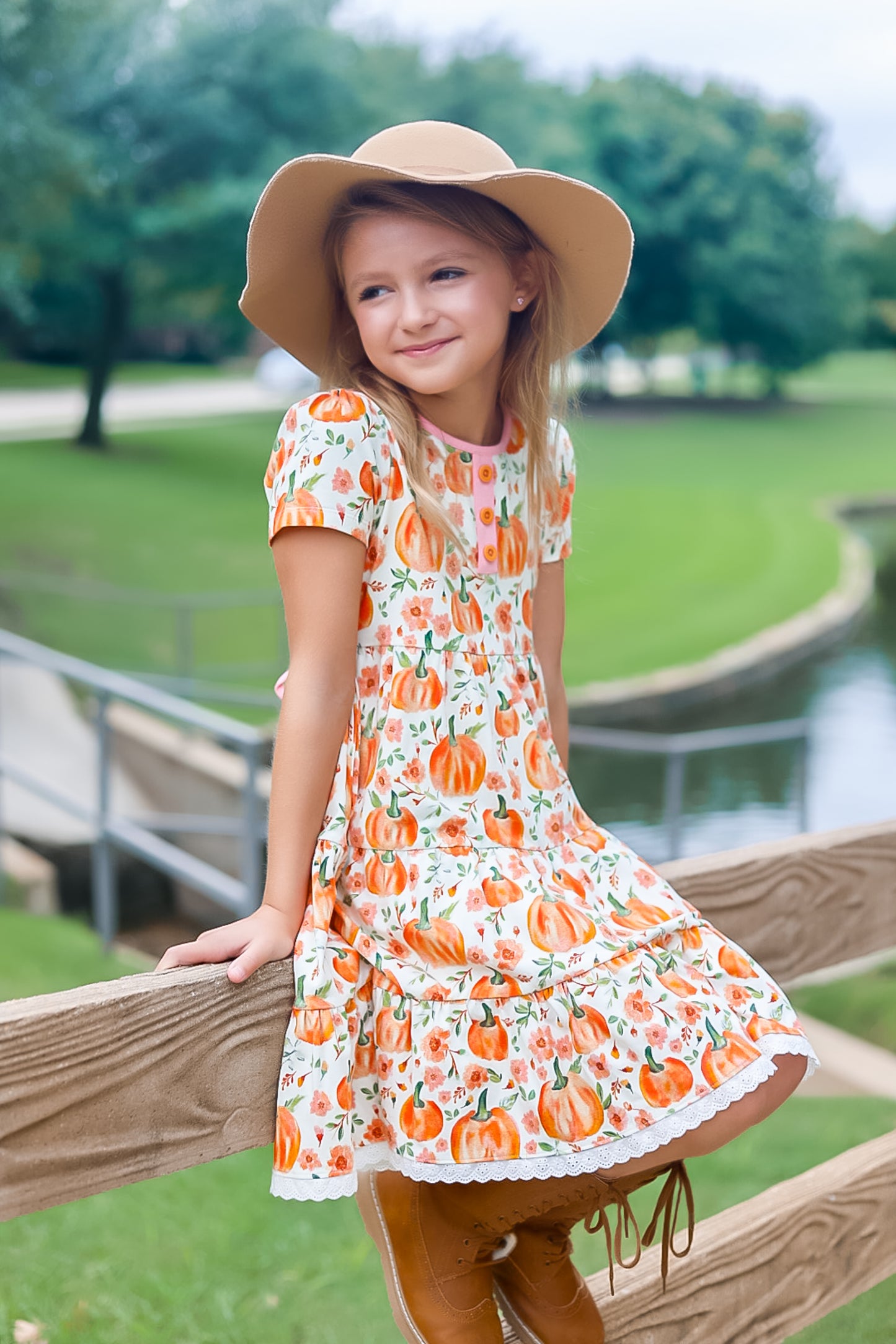 Pumpkin Harvest Molly Dress
