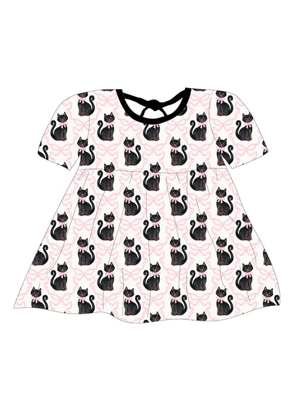 Kitty Cat Short Sleeve Tunic