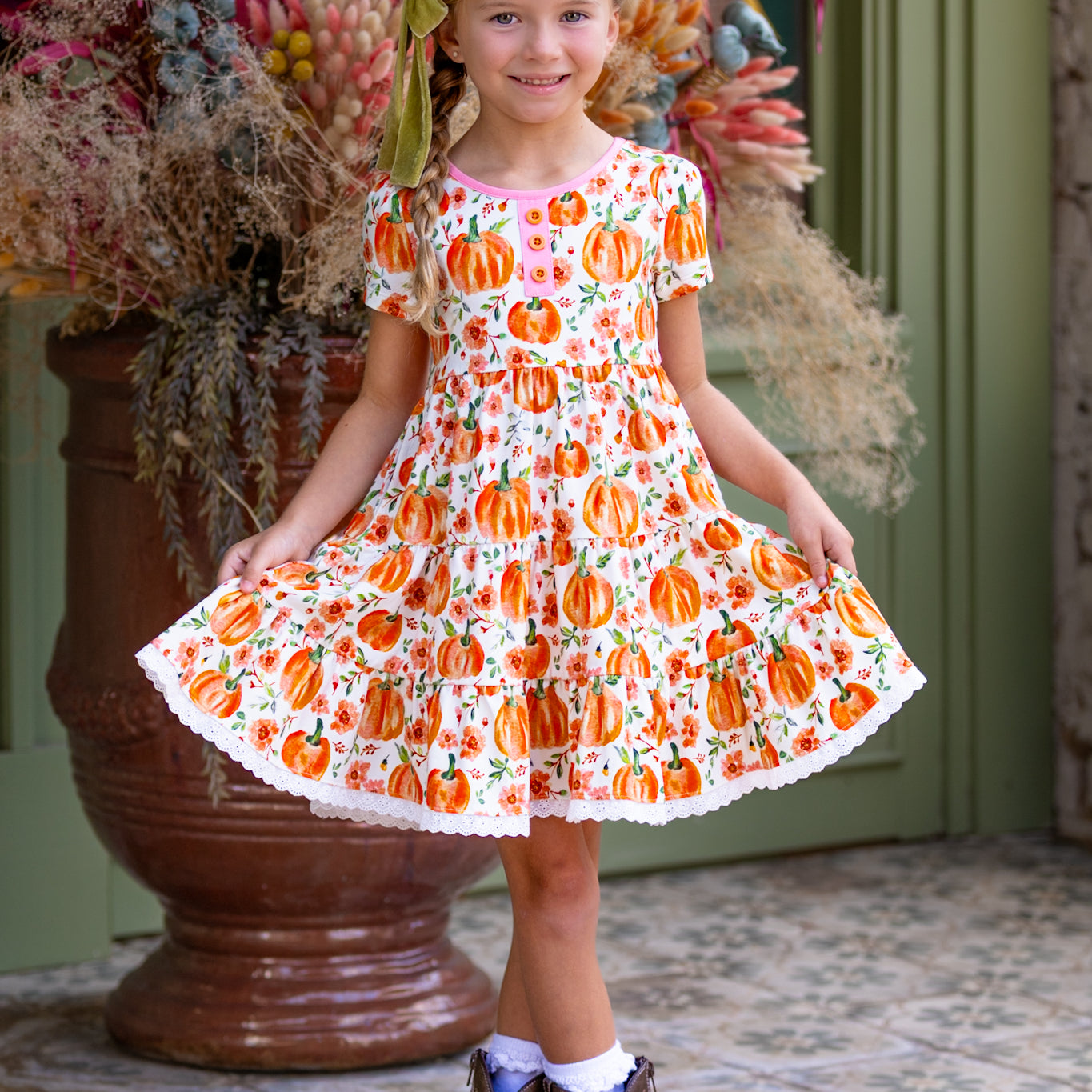Pumpkin Harvest Molly Dress