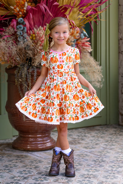 Pumpkin Harvest Molly Dress