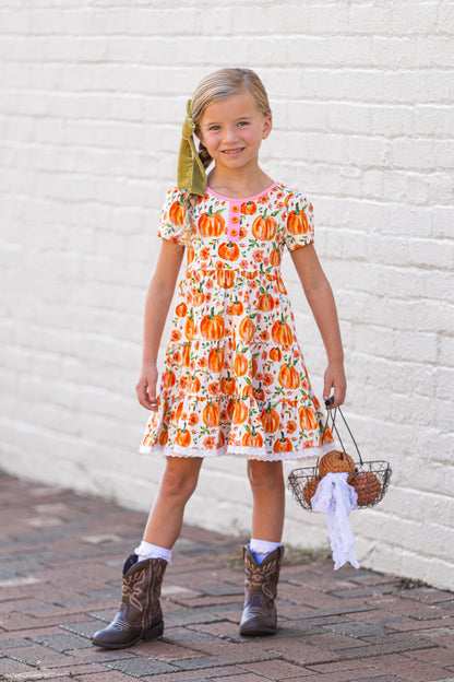 Pumpkin Harvest Molly Dress