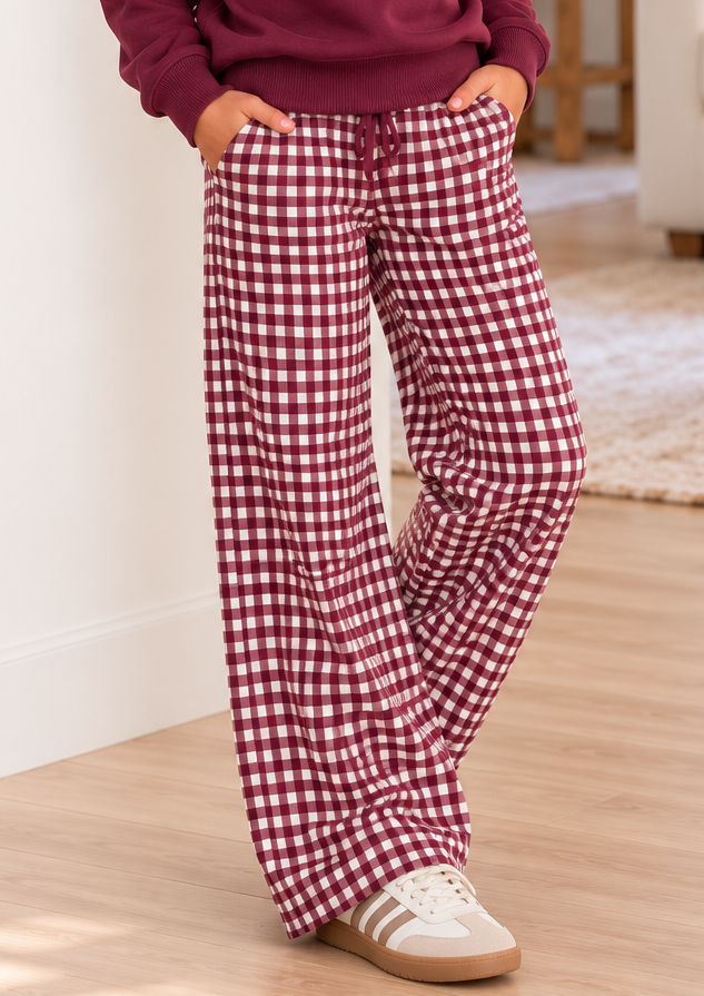 Gingham Sweatpants *Pre-Order*
