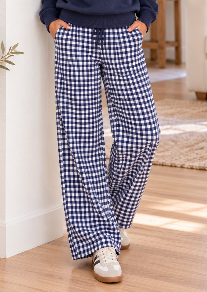 Gingham Sweatpants *Pre-Order*