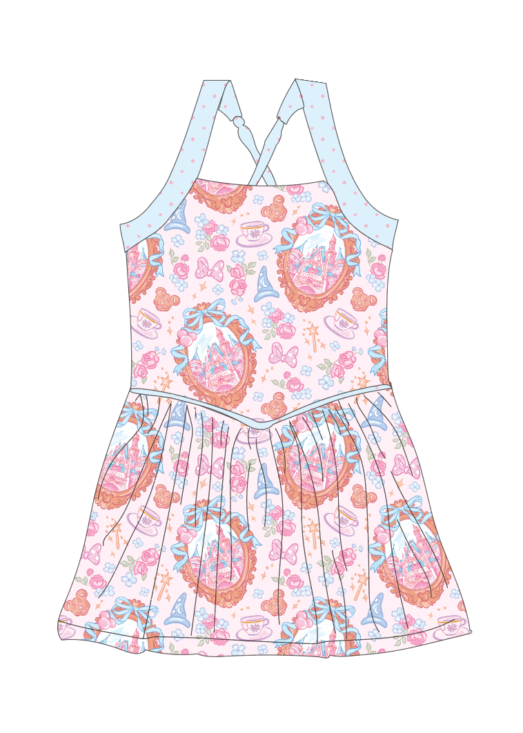 Magic Castle Athletic Dress w/ Built-In Shorts *Pre-Order*