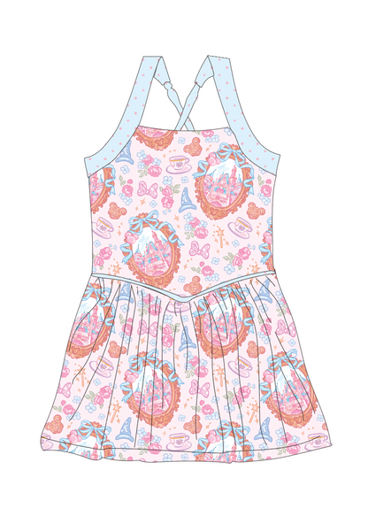 Magic Castle Athletic Dress w/ Built-In Shorts *Pre-Order*