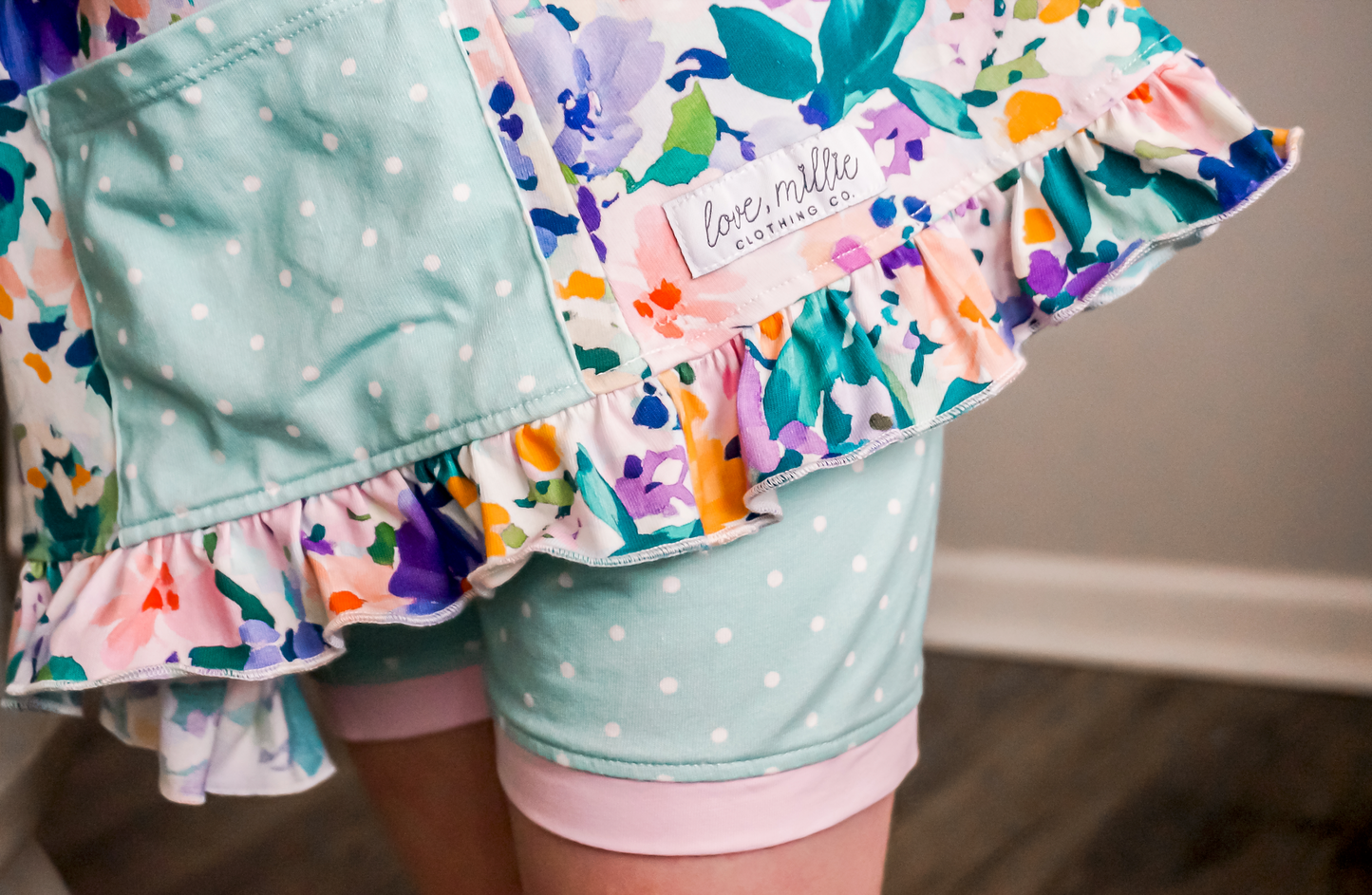 Polka Dot Spring Shorts