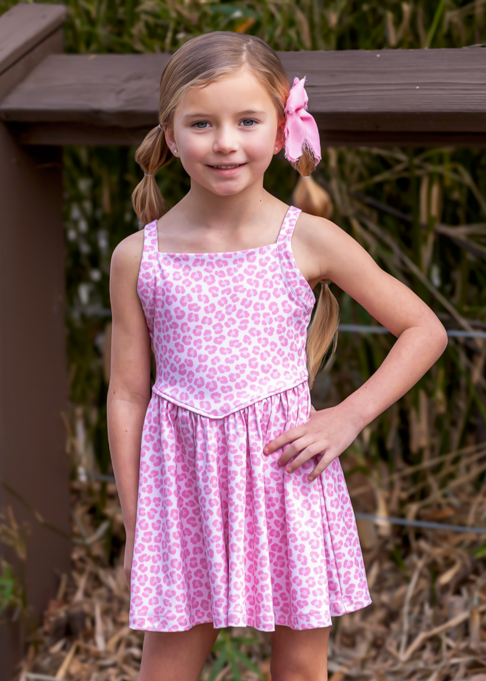 Pink Leopard Luxe Athletic Dress *Pre-Order*