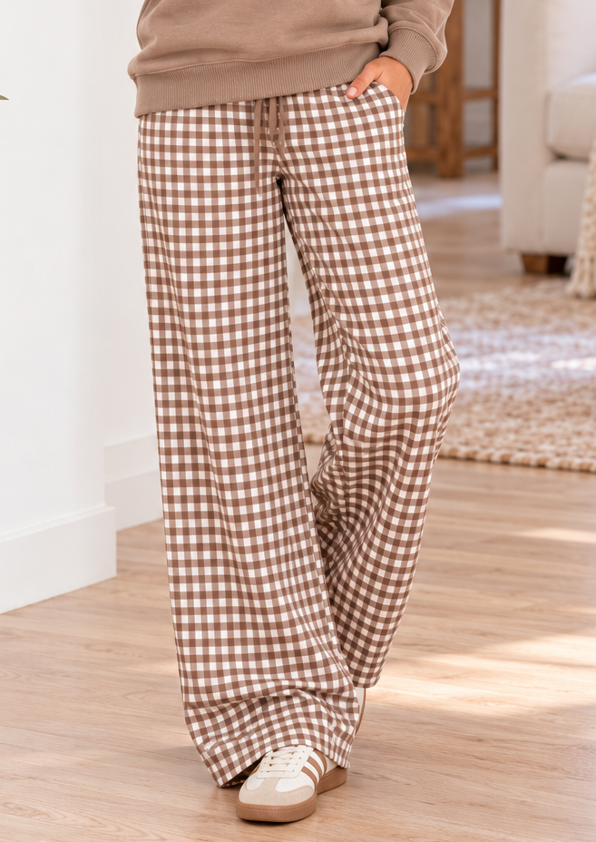Gingham Sweatpants *Pre-Order*