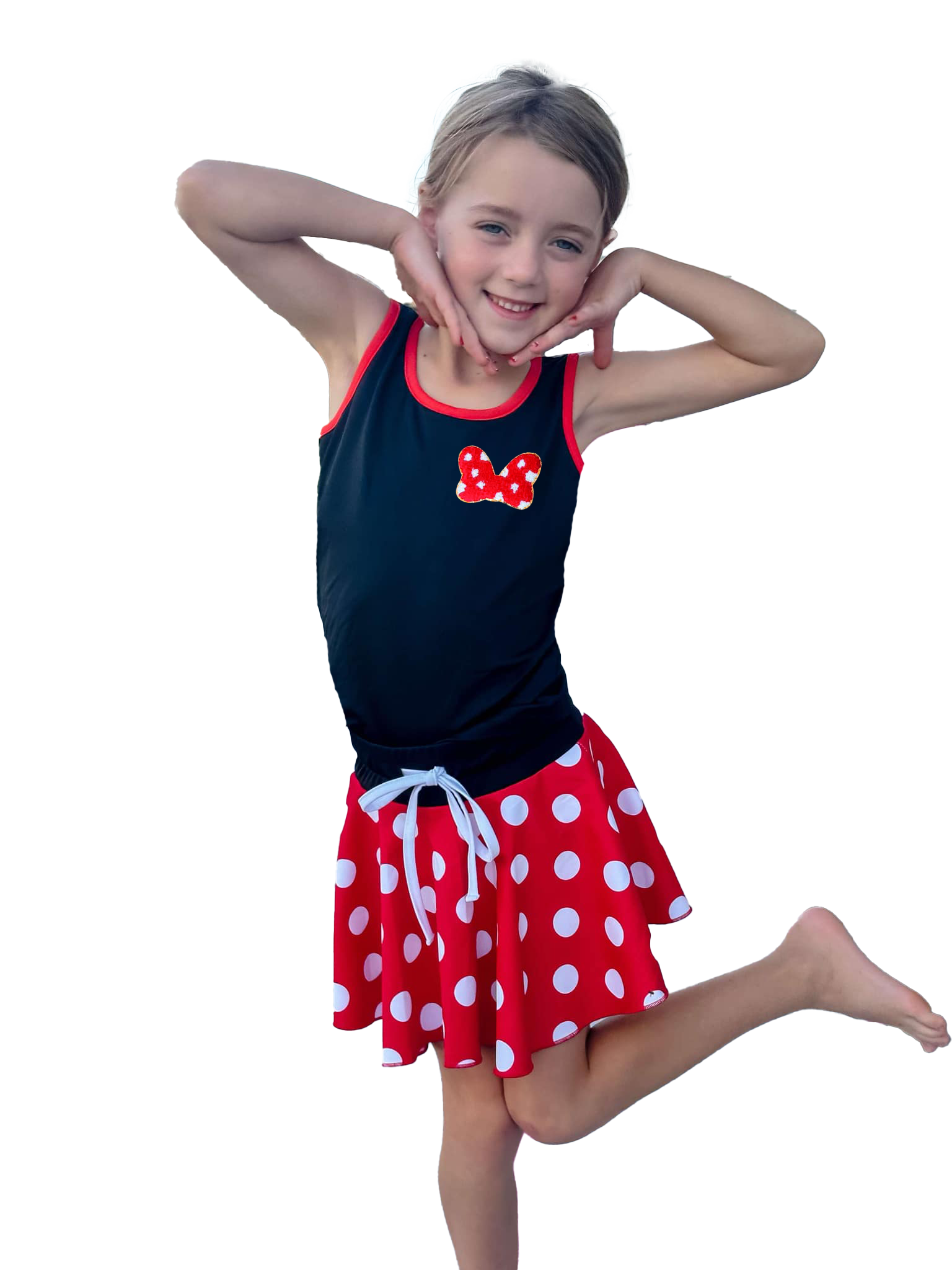 *Pre-Order* Polk-a-Dot Mouse Athleisure Skort Set - Love Millie LLC