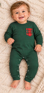 Yuletide Plaid Boys Pocket Romper *Pre-Order*
