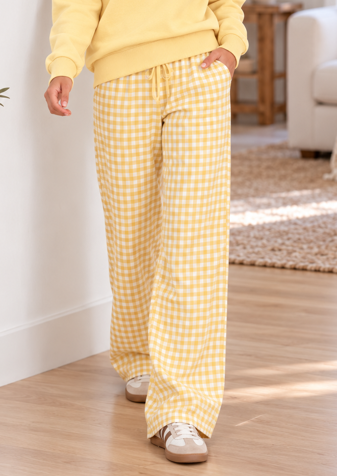 Gingham Sweatpants *Pre-Order*