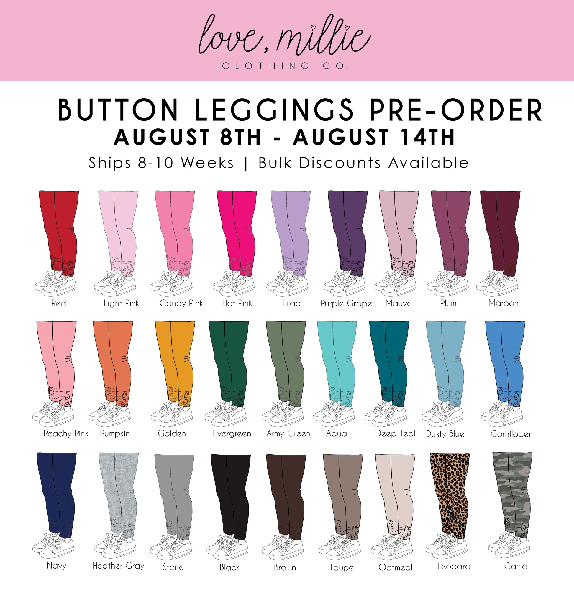 Button Leggings *Pre-Order*