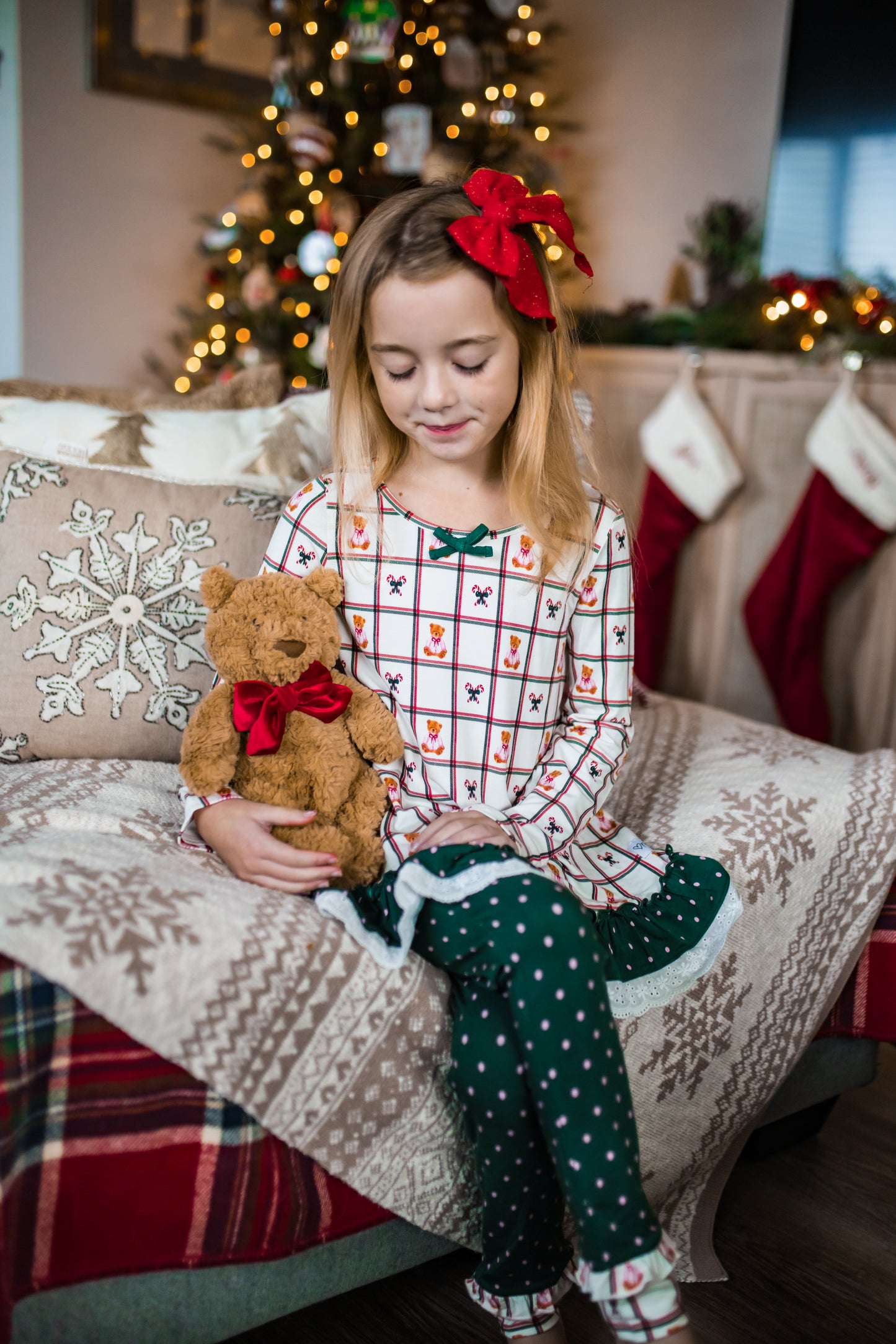 Christmas Teddy Bears Lounge Set
