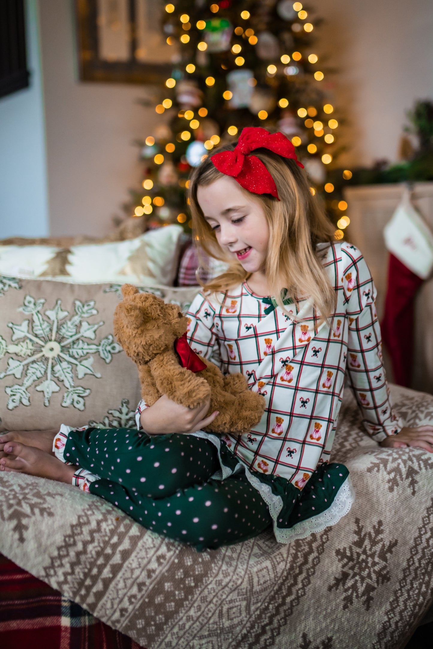 Christmas Teddy Bears Lounge Set