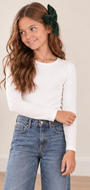 Long Sleeve Ribbed Knit Tee *Pre-Order*
