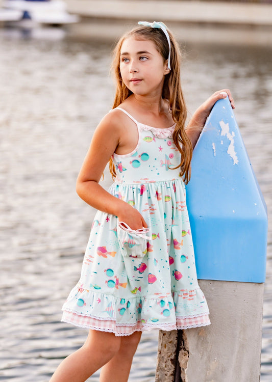 Tropical Fish Penelope Dress