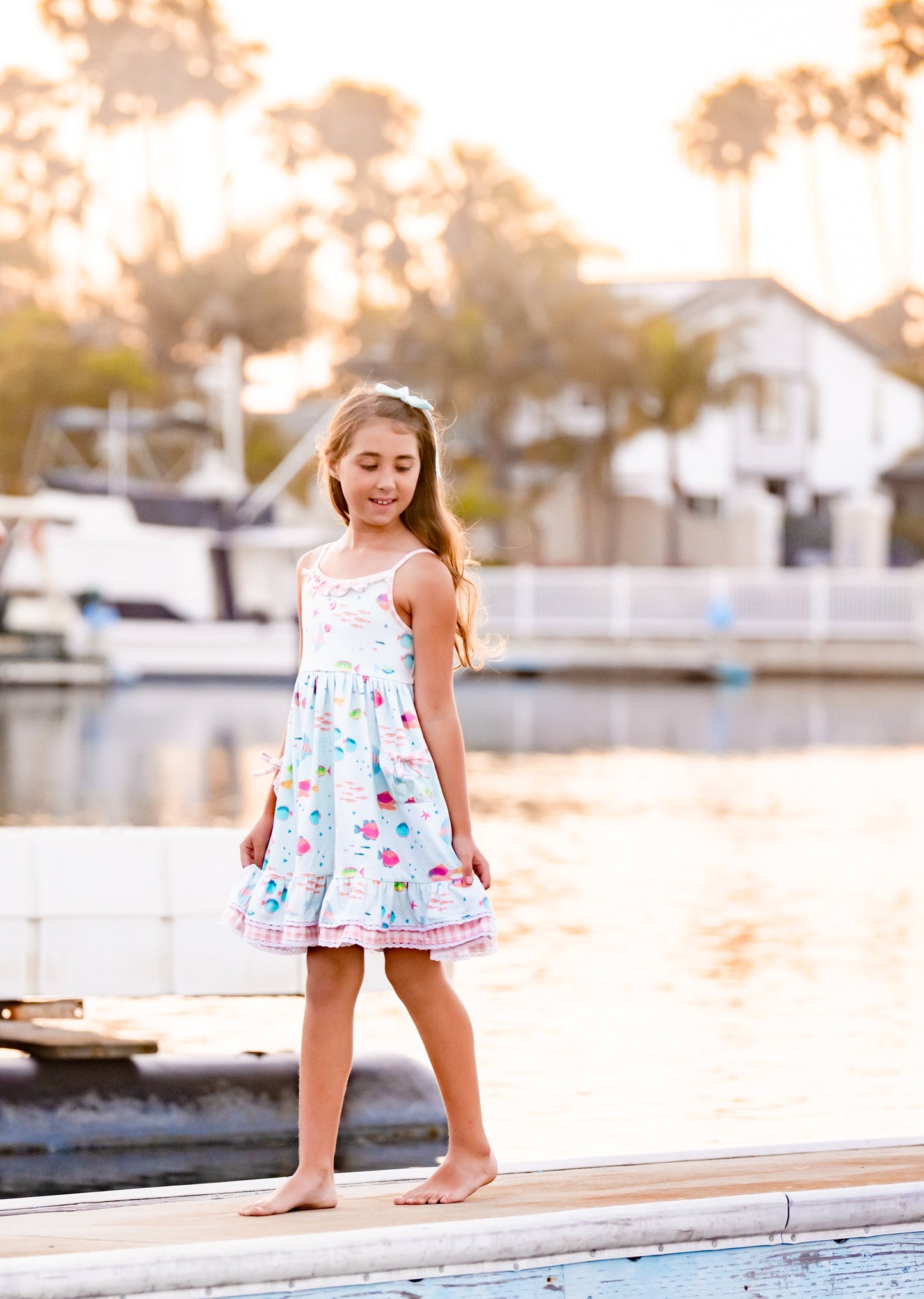 Tropical Fish Penelope Dress