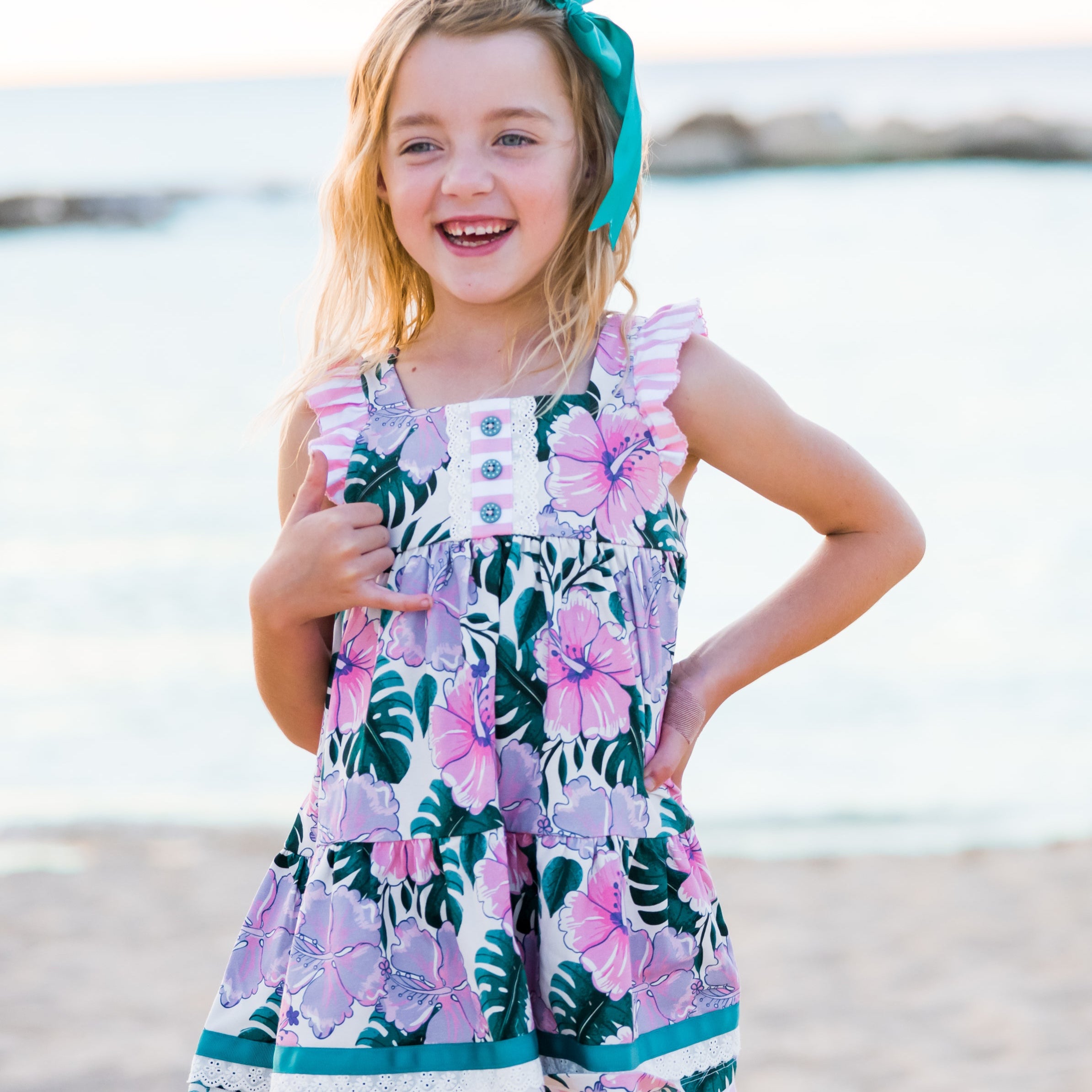 Hibiscus Margo Tunic Set