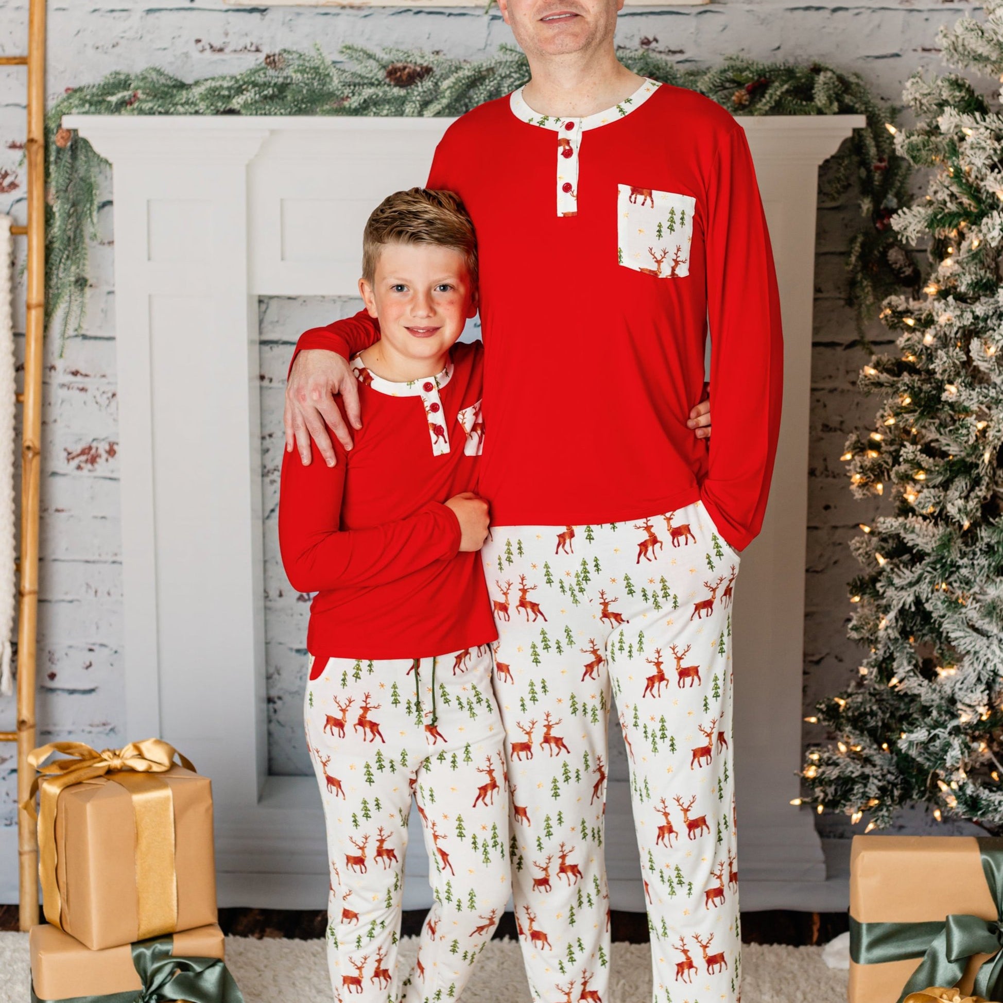 Christmas Reindeer Lounge Set Boys/Men's - Love Millie LLC
